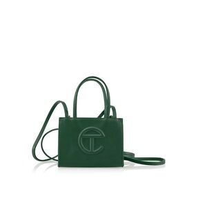 Telfar Green Mini Bag with Crossbody Strap NEW in duster bag
